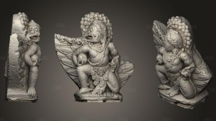 Garuda Statue 3d stl for CNC